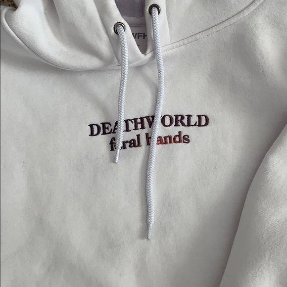 Death world feral hands oversized hoodie - Picture 4 of 6